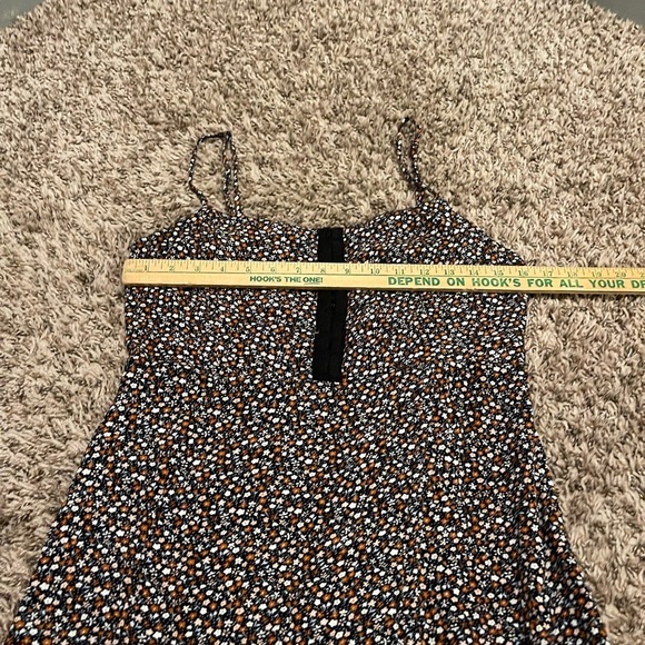 Volcom black floral skater spaghetti strap summer dress - Picture 5 of 7